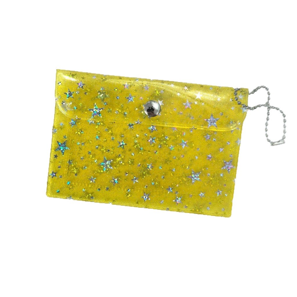 Women'S Young Bags - Kaart- en ID-houder Transparante Glitter Ster