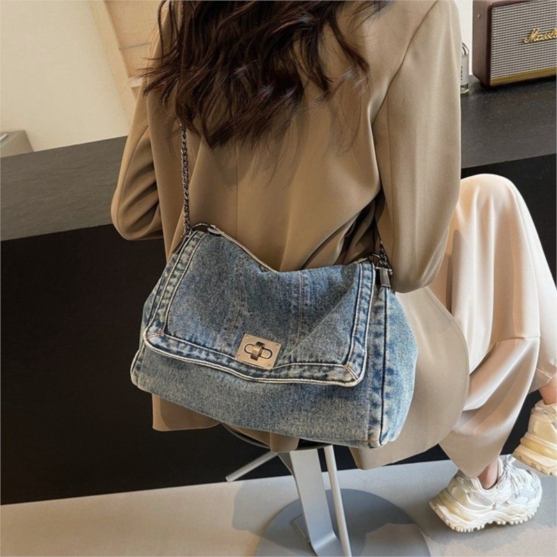 Women Bags Jeans - Harajuku Stijl Vintage Denim Draagtas Vrouwen