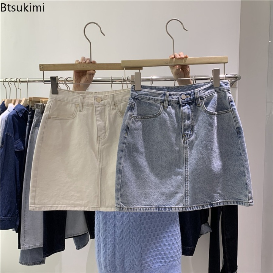 Women Bags Jeans - 2026 Zomer Nieuwe Denim Short Skirt