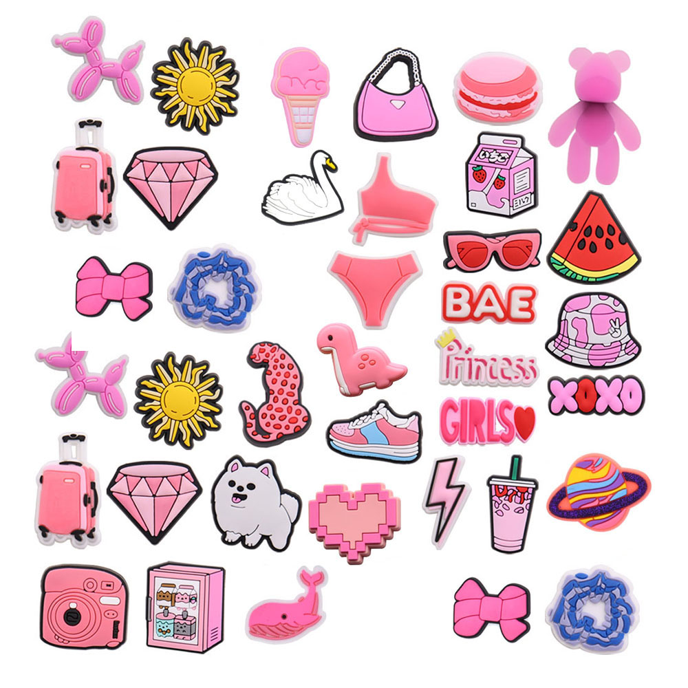 Women Bags Jeans - Roze Hoedentas Schoen Bedels Voor Crocs