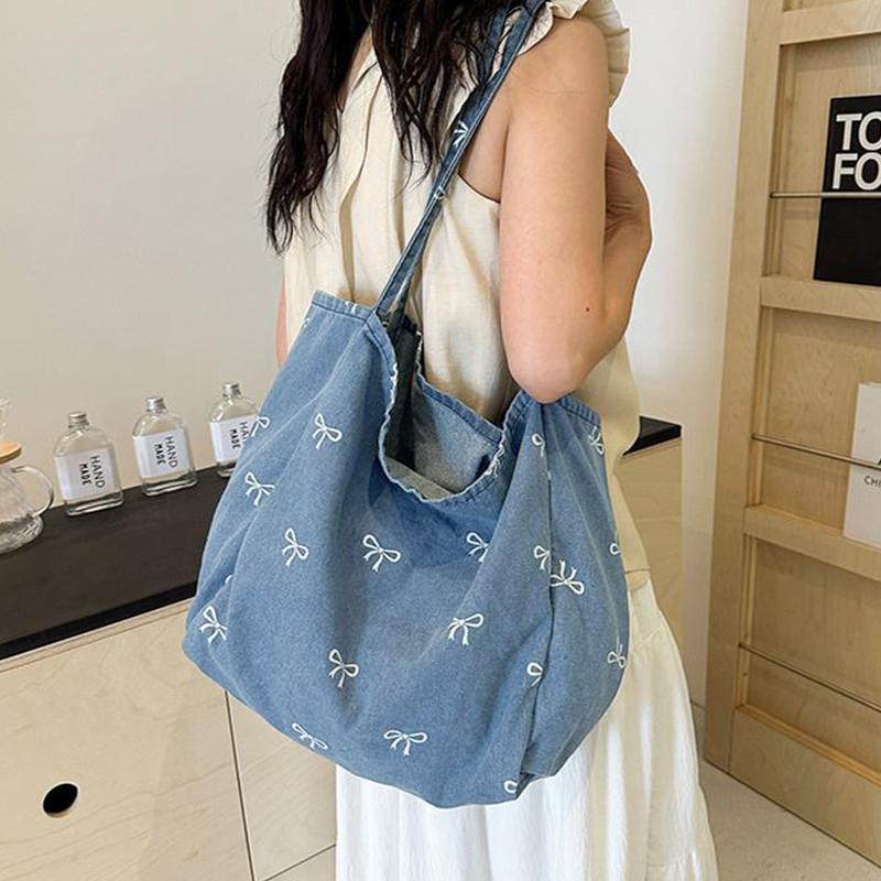 Dames denim canvas draagtas me - Women Bags Jeans recensie en prijs
