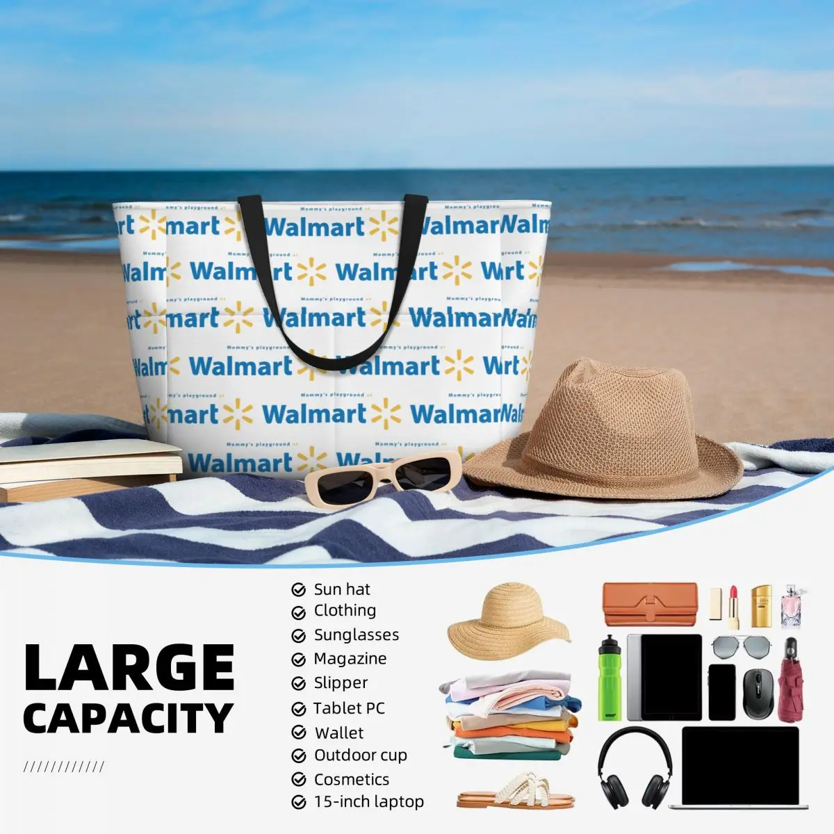 Walmart strandtas sport gym yo - Women Bags Walmart recensie en prijs