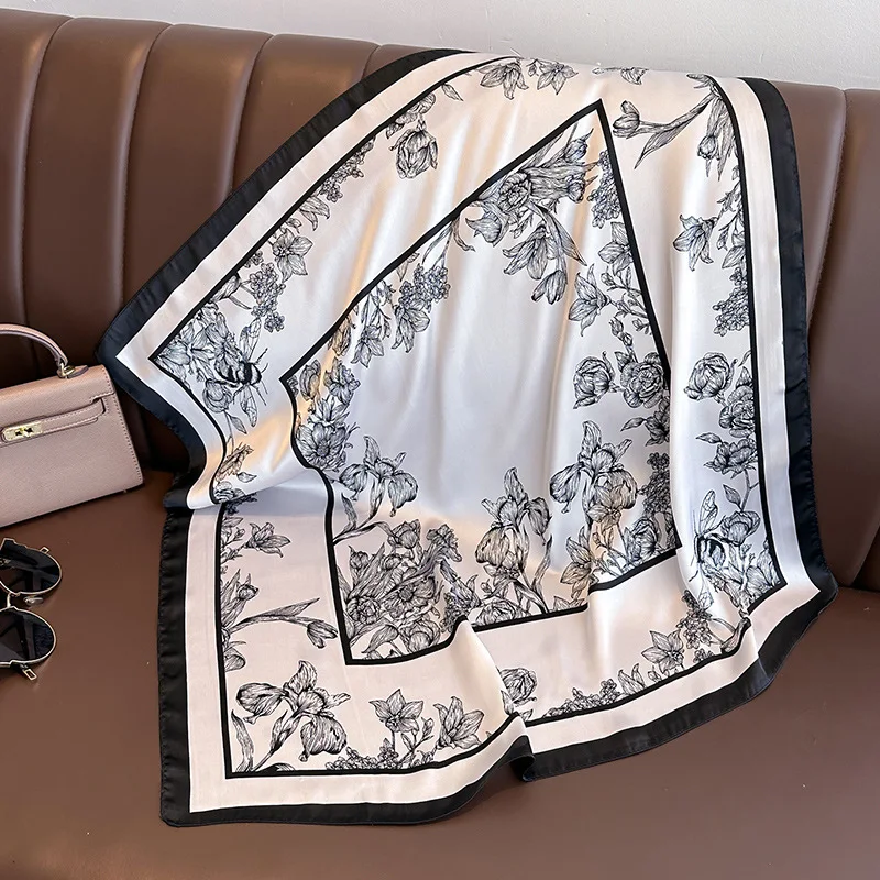 70*70Cm Luxe Bloemenprint Zijd - Women Bags Online recensie en prijs