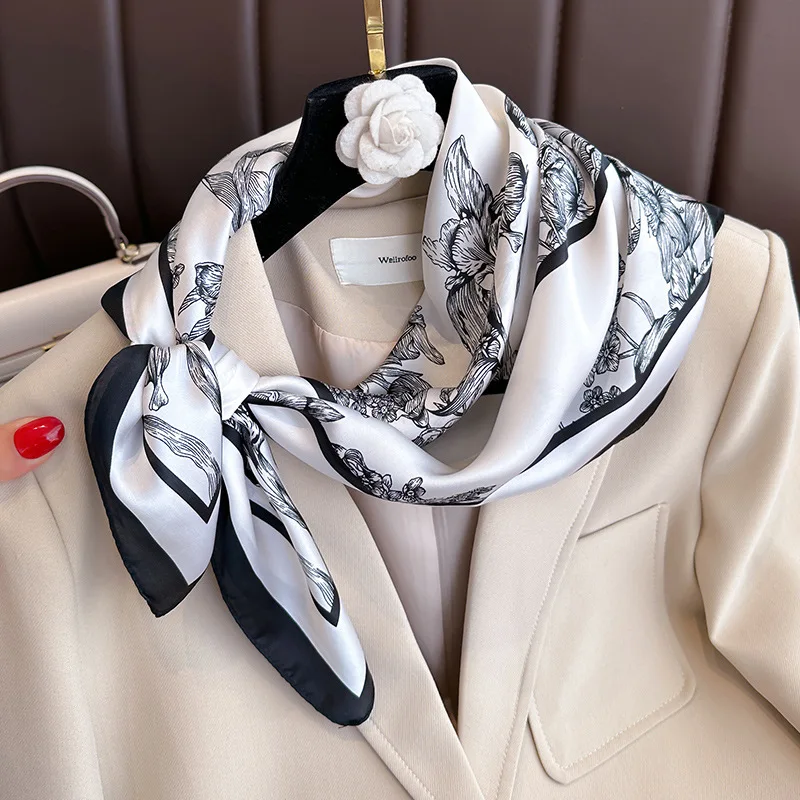 70*70Cm Luxe Bloemenprint Zijd - Women Bags Online recensie en prijs