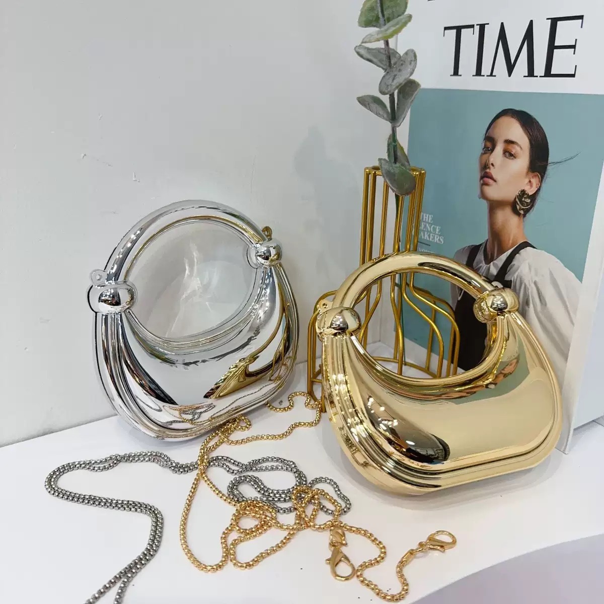 Mini gouden avondtasje portemo - Women Bags Online recensie en prijs