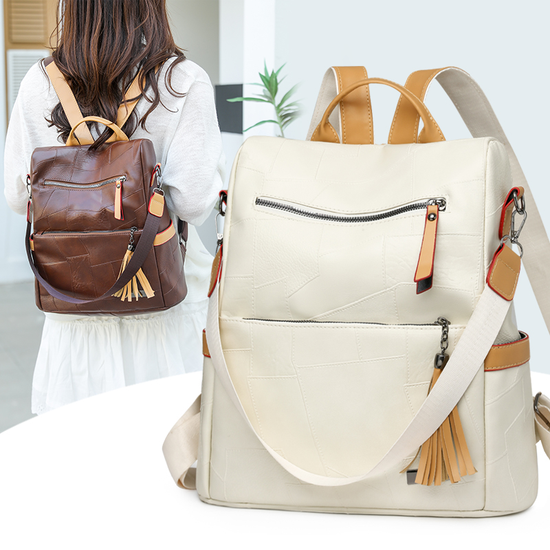 Vintage PU-leer damesrugzak me - Women Bags For Office Use recensie en prijs